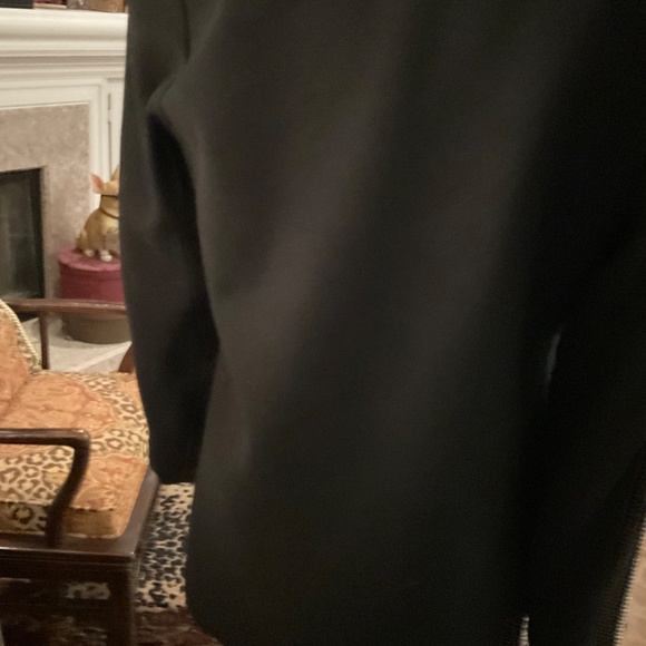 David Hayes Vintage Black Wool Crepe Blazer Rhinestones STUNNING - Picture 4 of 8